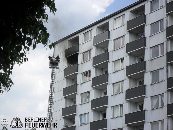 Mieterin wird gerettet