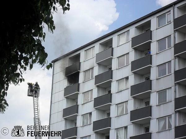 Mieterin wird gerettet