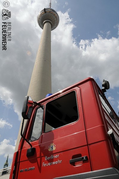 Draufsicht auf die Einsatzstelle