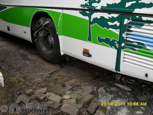 Betroffener Linienbus