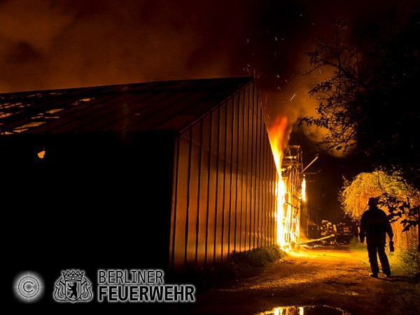 Einsatzkräfte an der Einsatzstelle