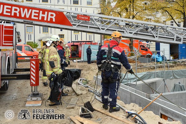 An der Einsatzstelle