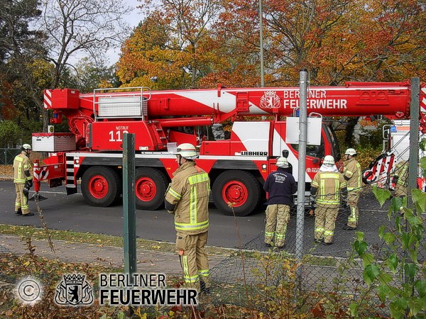 Kran der Feuerwehr