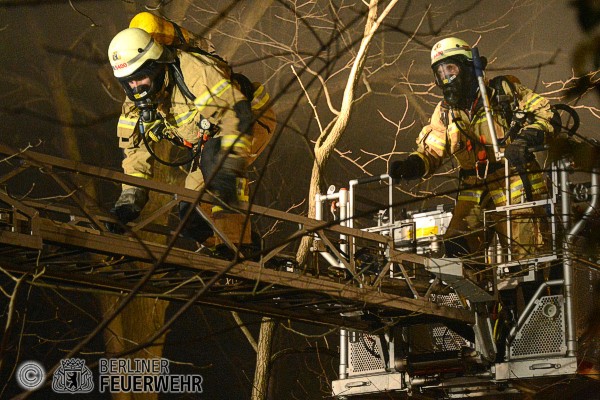 Drehleiter im Einsatz