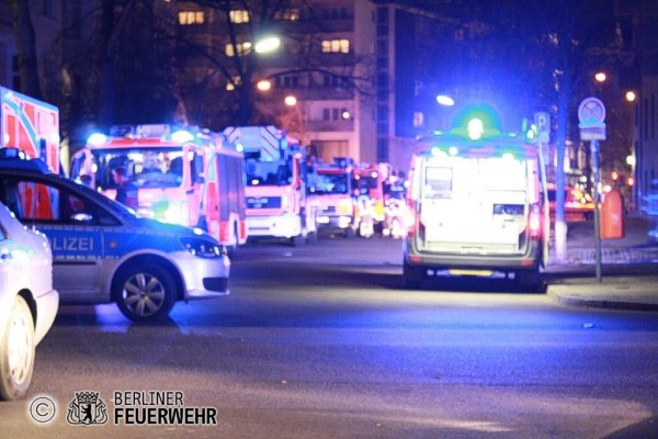 Fahrzeuge an der Einsatzstelle