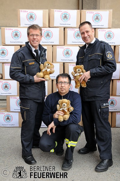 Teddyaktion der Berliner Feuerwehr