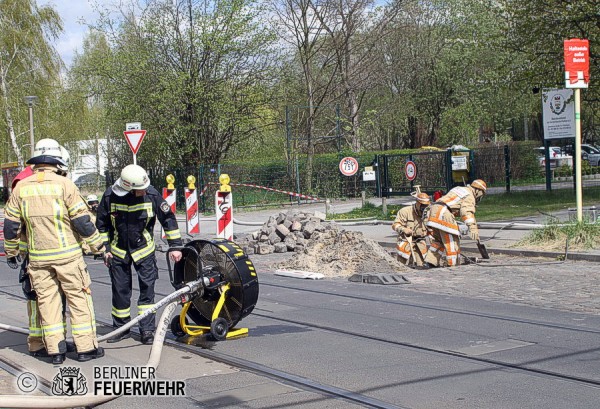 Wasserbetriebener Drucklüfter der Feuerwehr