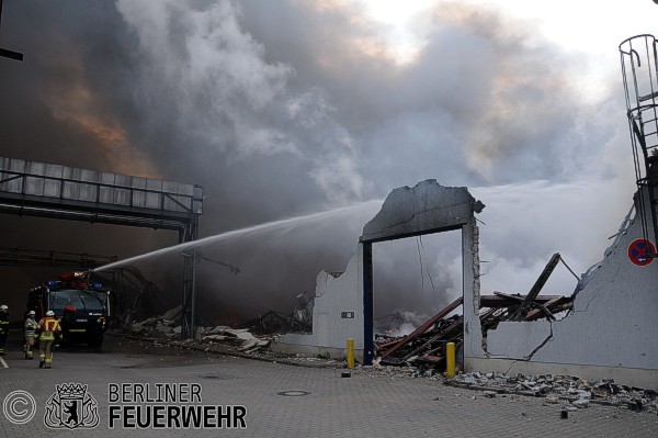 Großbrand in Siemensstadt