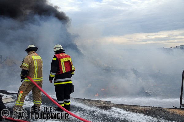 Großbrand in Siemensstadt