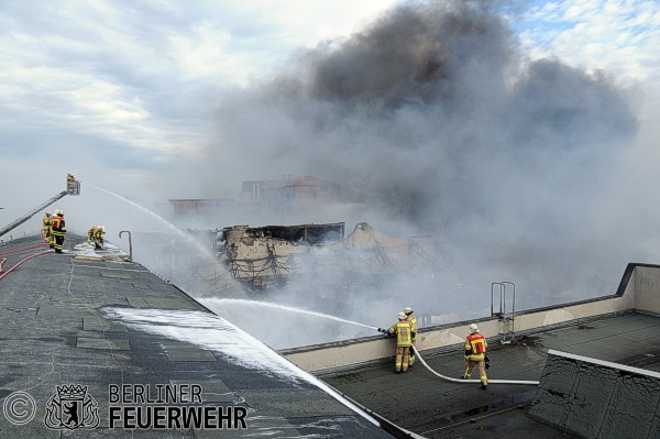 Großbrand in Siemensstadt