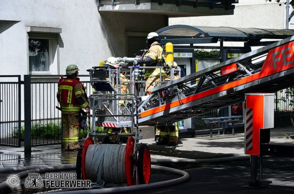 Drehleiter der Feuerwehr