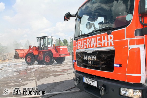 Radlader im Einsatz