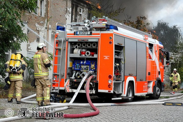 An der Einsatzstelle