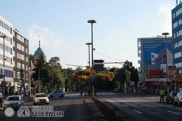 An der Einsatzstelle