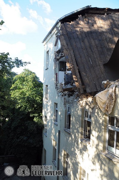 Betroffenes Wohnhaus
