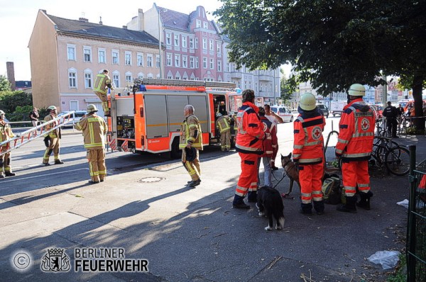 Einsatzkräfte der Feuerwehr