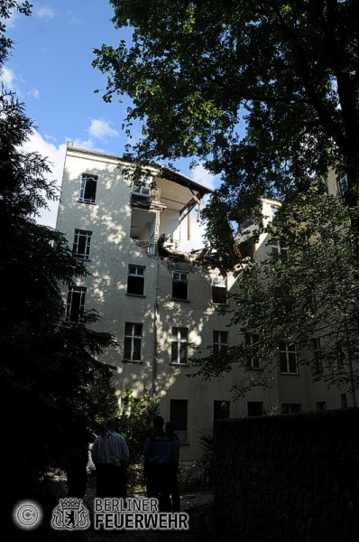 Betroffenes Wohnhaus