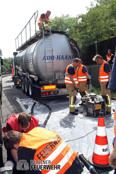 An der Einsatzstelle