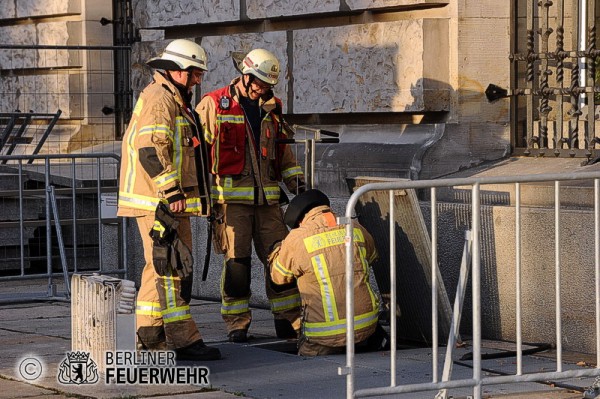 An der Einsatzstelle