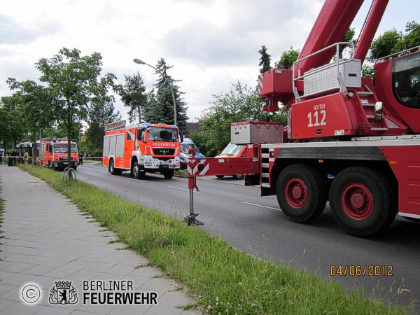 Umgestürtzter Anhänger