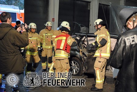 Rettungstechnik bei Verkehrsunfall