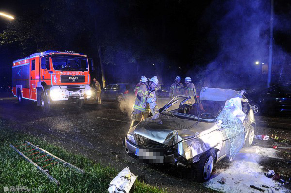 Schwerer Verkehrsunfall