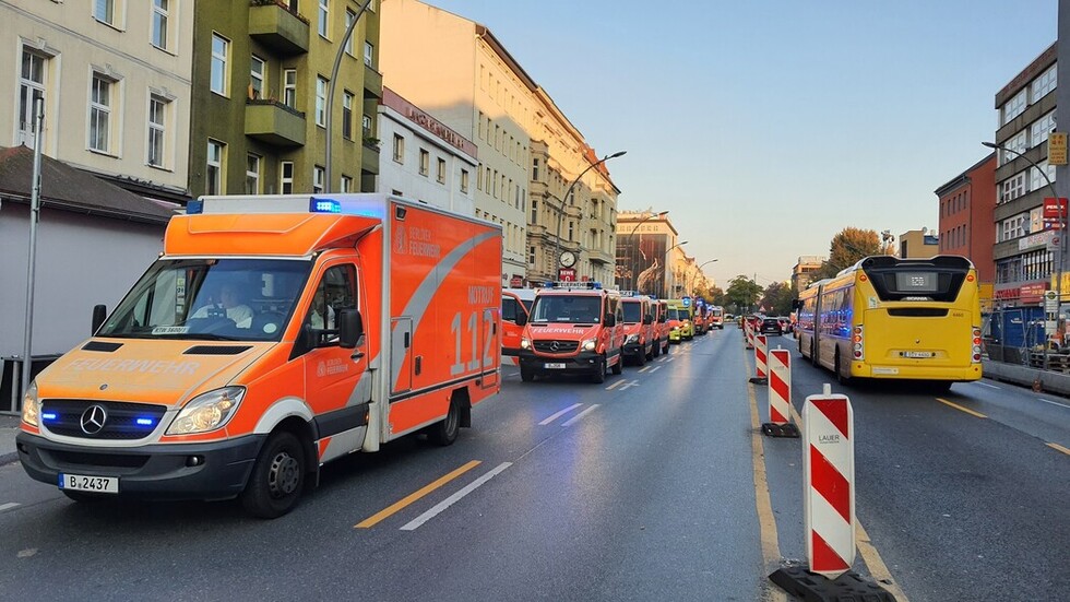 Fahrzeuge an der Einsatzstelle