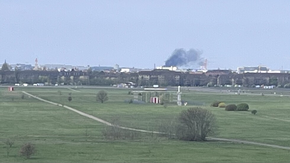 Rauchsäule aus Neukölln