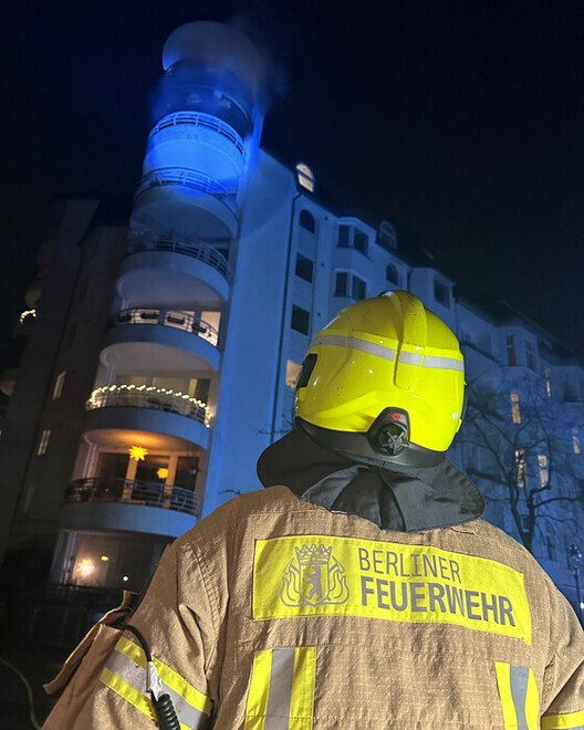 Balkonbrand in Kreuzberg