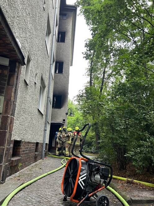 Sichtbarer Brandschaden