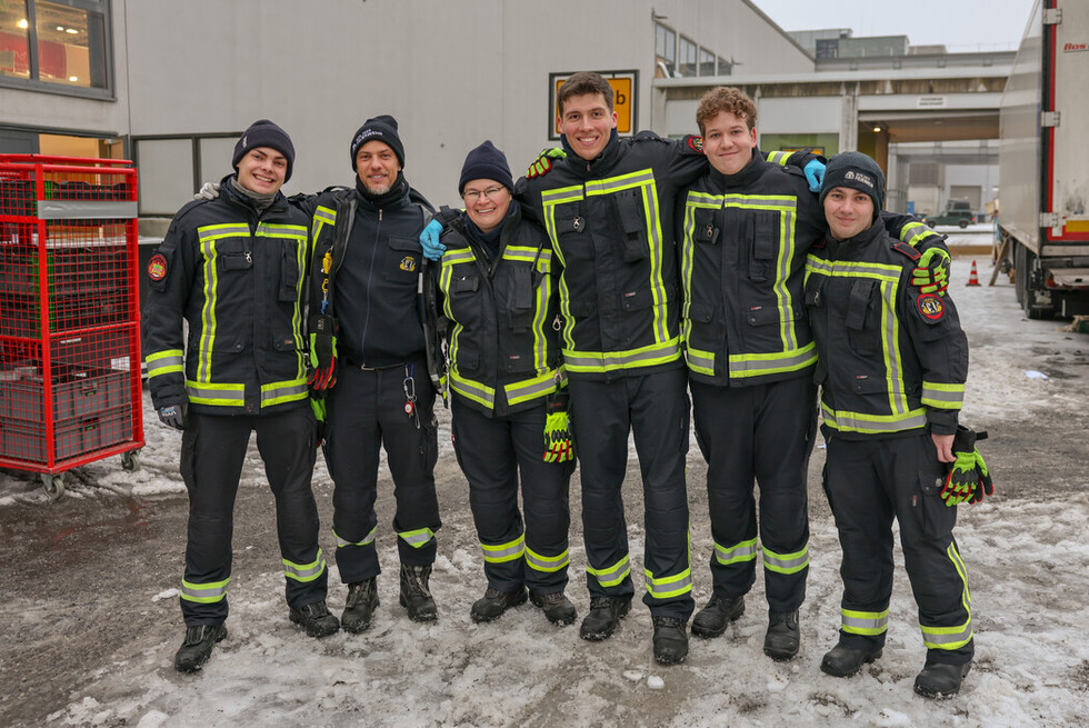 Kräfte der Freiwilligen Feuerwehren.