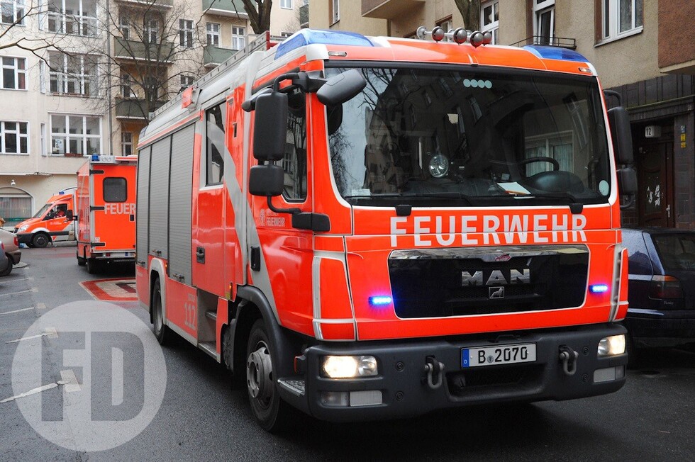 Löschfahrzeug der Feuerwehr