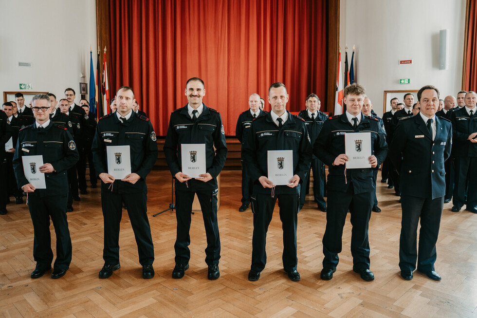 Ernennungen und Beförderungen bei der Berliner Feuerwehr