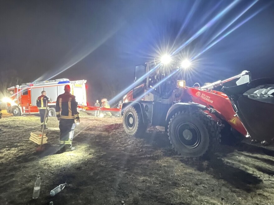 Radlader im Einsatz