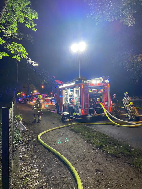 LHF mit zuführenden und abgehenden Löschwasserleitungen