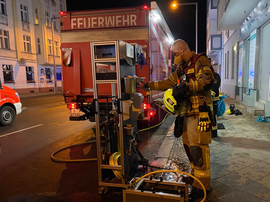 Grobreinigung an der Hygienestation vom GW Hygiene