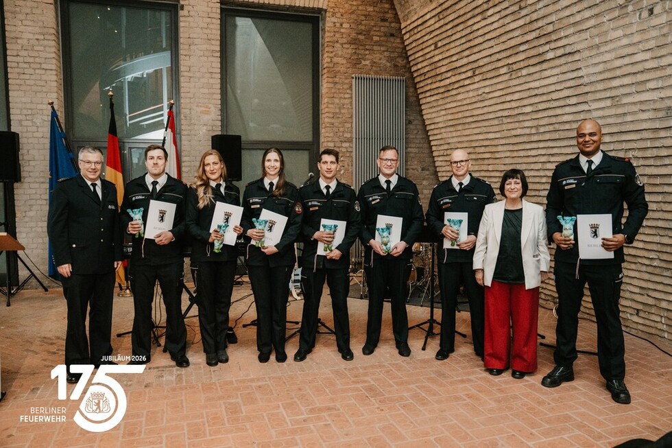 Auszeichnung für sportliche Spitzenleistungen bei der Berliner Feuerwehr