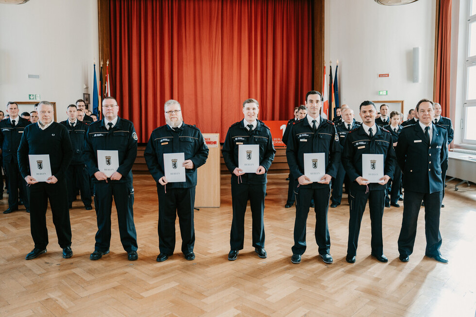Ernennungen und Beförderungen bei der Berliner Feuerwehr