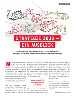 Dokument Strategie 2030 - Ein Ausblick Abbildung der Titelseite