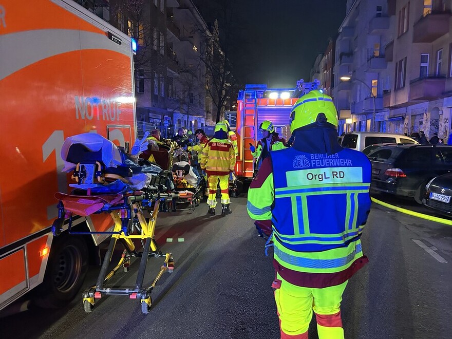 Organisation der Versorgung von verletzten und betroffenen Bewohnenden