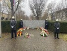 Kollegen der Feuerwache Kreuzberg als Ehren- und Gedenkwache