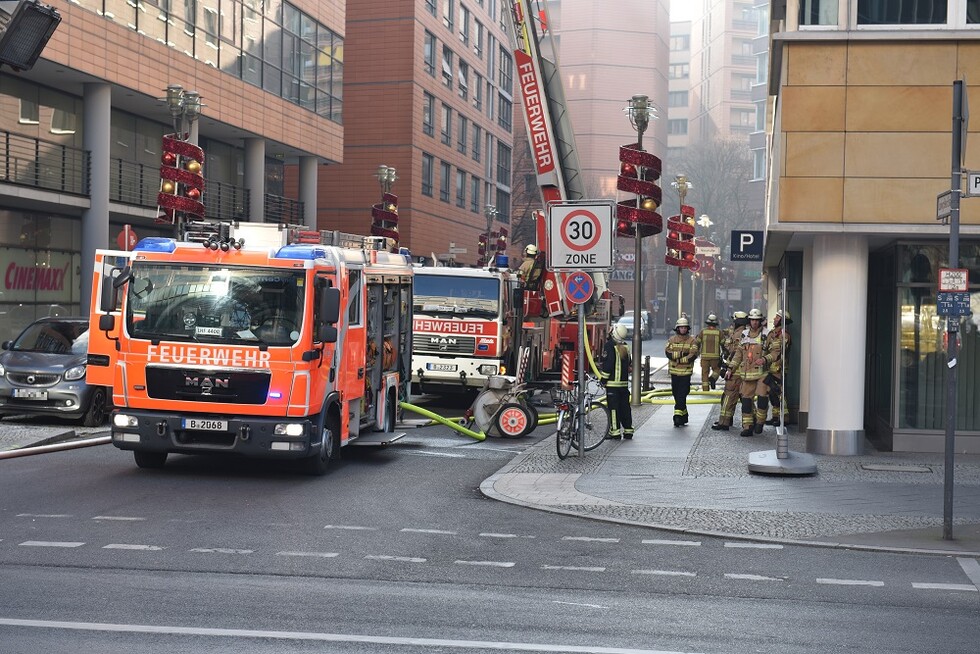 Die Brandbekämpfung ist größtenteils abgeschlossen...