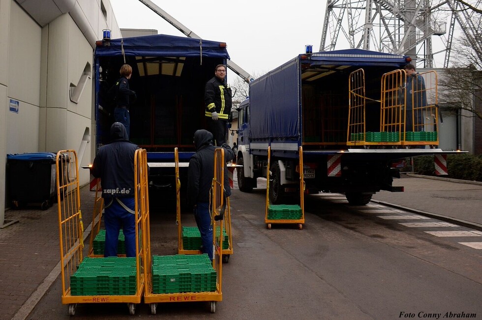 Vorbereitung der LKW