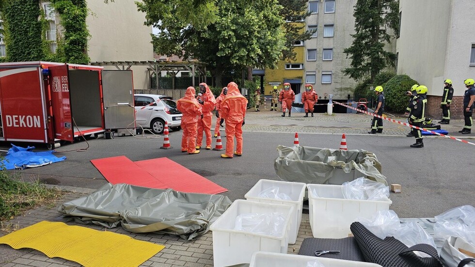 Am Dekonplatz