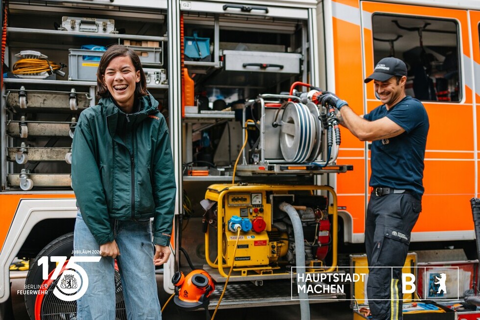 Ausprobieren erwünscht: Feuerwehrtechnik aus nächster Nähe.