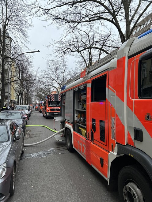 LHF vor der Einsatzstelle