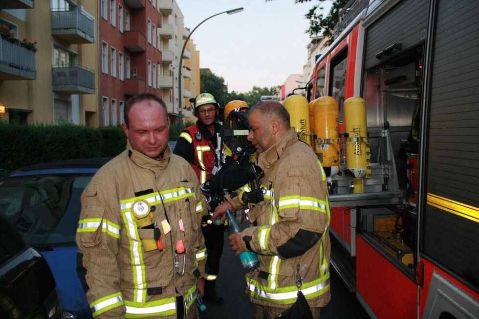 An der Einsatzstelle