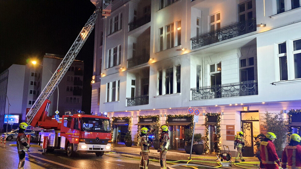 Wohnungsbrand in Wilmersdorf