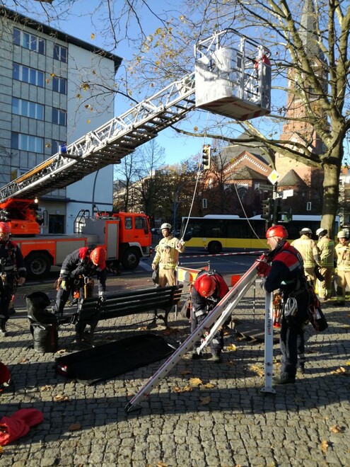 Vorbereitung der technischen Rettung