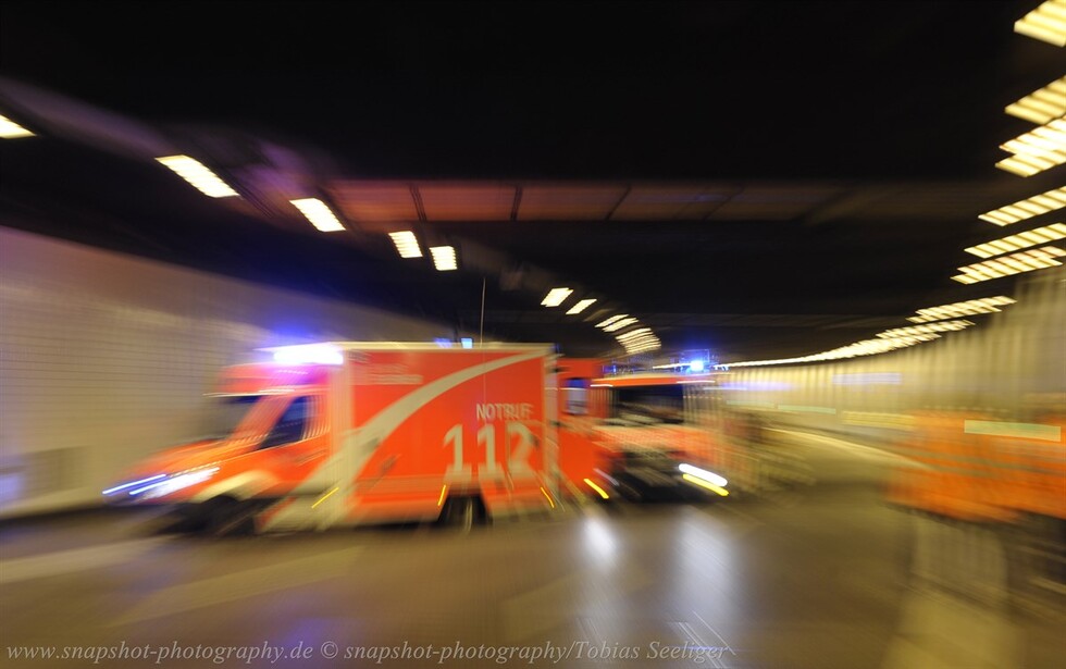 Übung im Tunnel